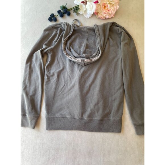 Old Navy Medium Gray Womens Hoodie Pullover With Pockets & Drawstring Streetcore - Picture 2 of 9